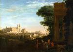 欧洲12-19世纪油画三_CLAUDE LORRAIN - A View in Rome